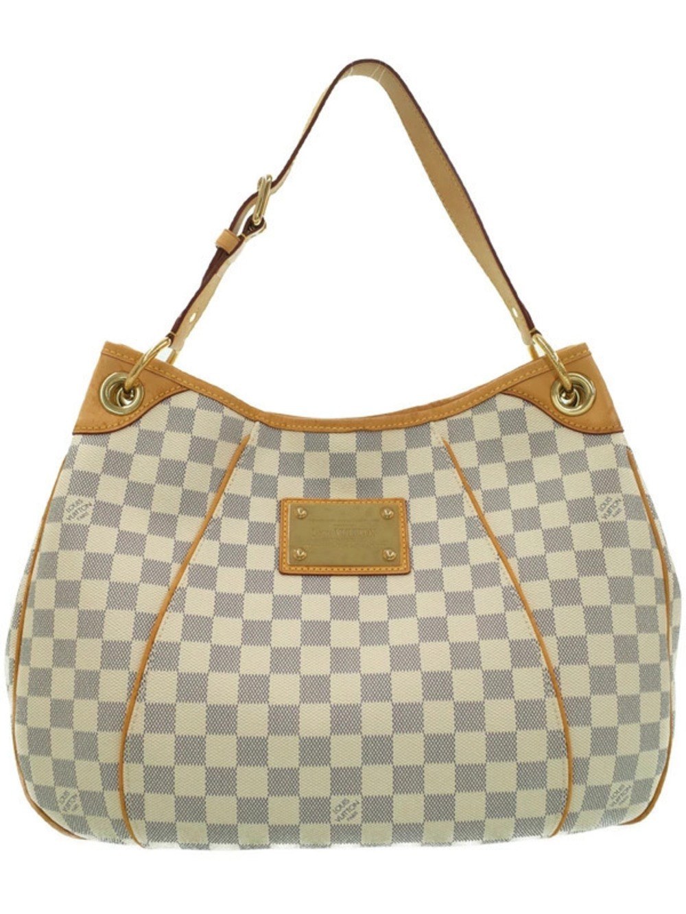 Louis Vuitton Damier Azur White Galliera Hobo Bag